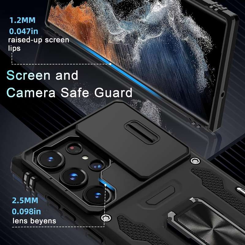 1pc Black For Samsung Galaxy A23 Phone Cases