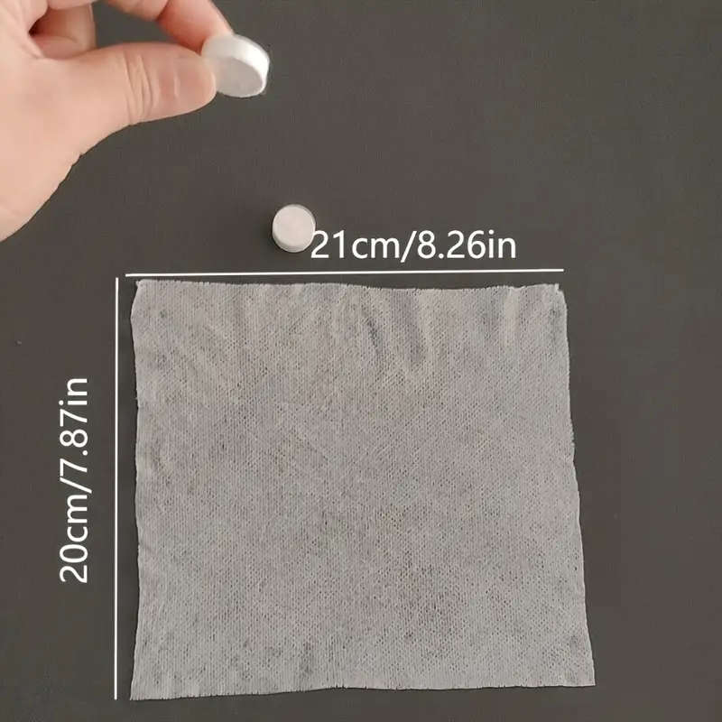 50 Lightweight Disposable Compressed Towels