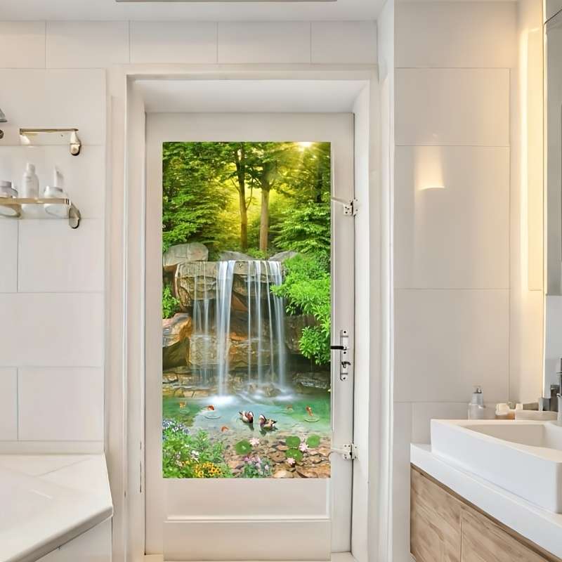 1pc Size 50x120cm Style TH108 Door Window Sticker