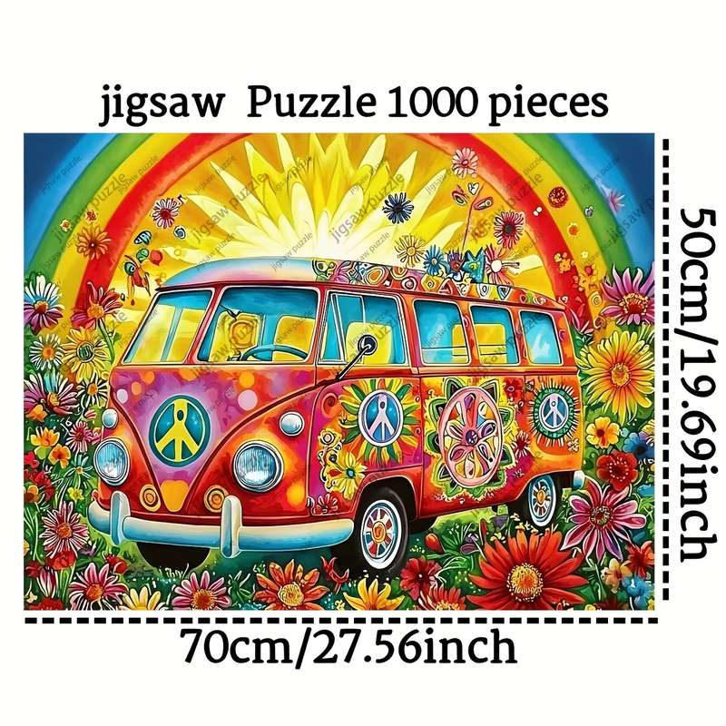 1000 Piece Mini Paper Jigsaw Puzzle