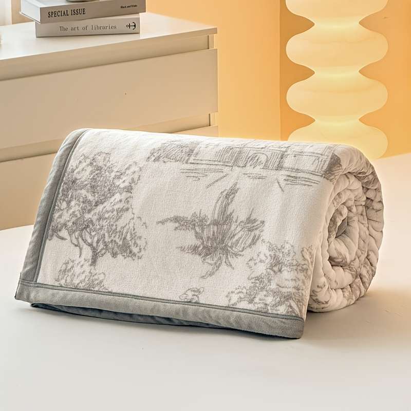 1ps Blanket Color Ink Castle Ash size 150cmx200cm