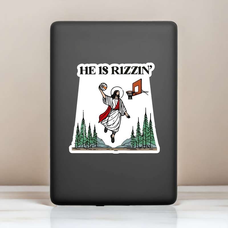 1pc 7.62 cm Jesus Christian Themed Stickers