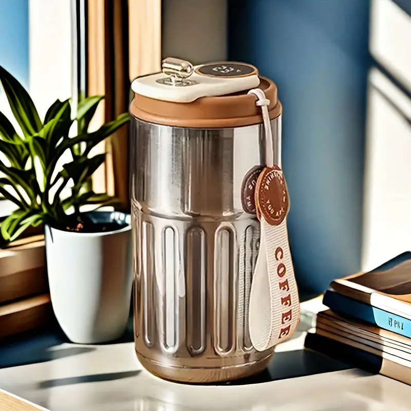 410ml Stainless Steel Travel Mug Silver