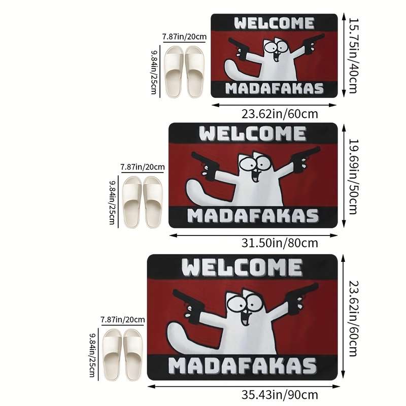 1Pc 50cm 19.68x80cm 31.49inch Floor Mat