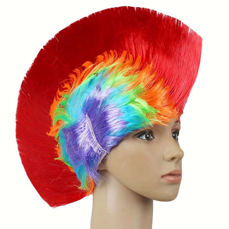 1Pc Red 30.48cm Fashion Design Wig