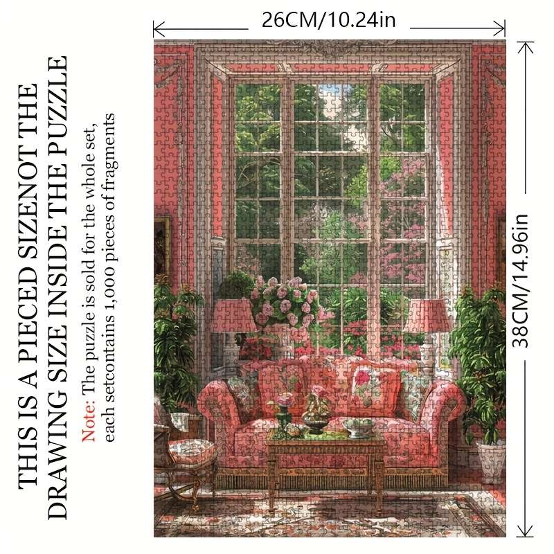 1001000pcs Adult Jigsaw Puzzle High-Quality Thick and Durable Mixed Color Cuboid