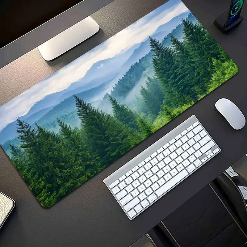 1pc 30x60cm Rubber Non-Slip Mouse Pad Office Desk Accessory