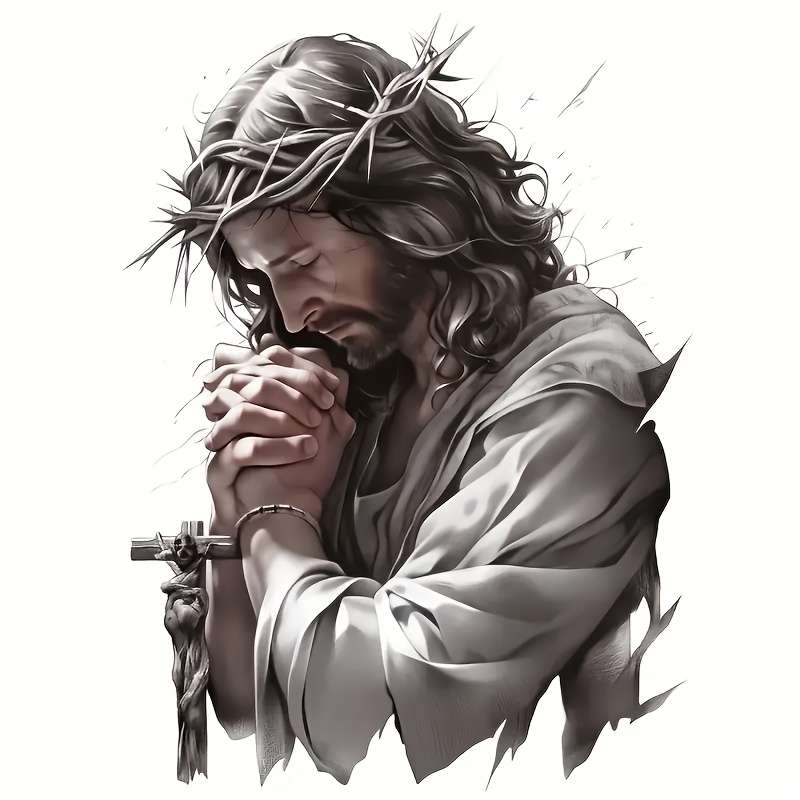 1pc Jesus Christian Themed Stickers