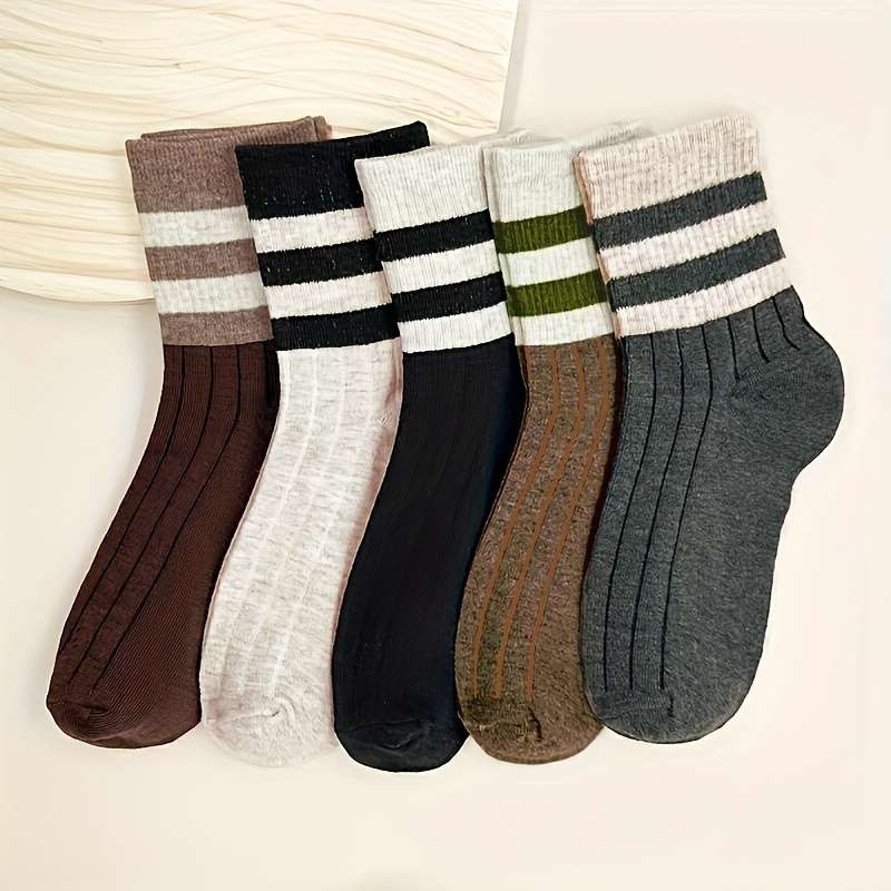 Sock Mixed Color   5 Pairs  One Size