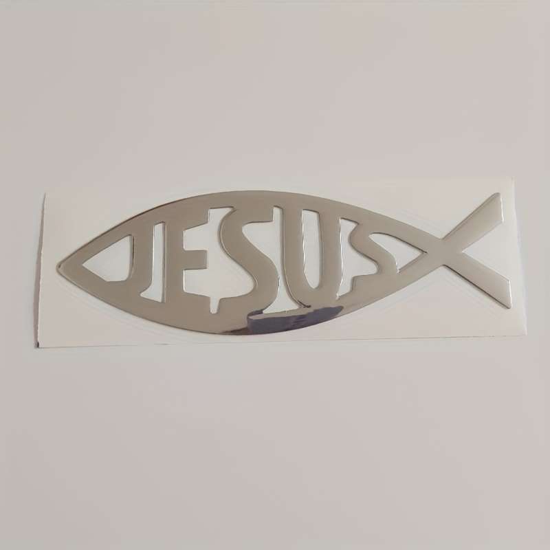 1pc Red Jesus Christian Themed Stickers