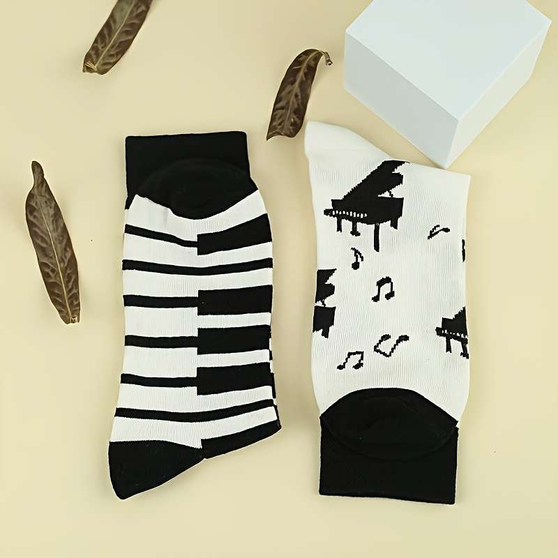 1 Pair Mixed Color One Size Socks