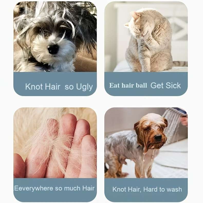 1pc Green Pet Comb