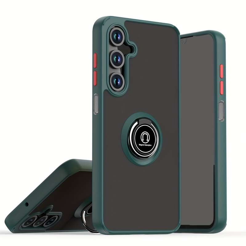 1pc Dark Green For Samsung Galaxy A16 Phone Cases