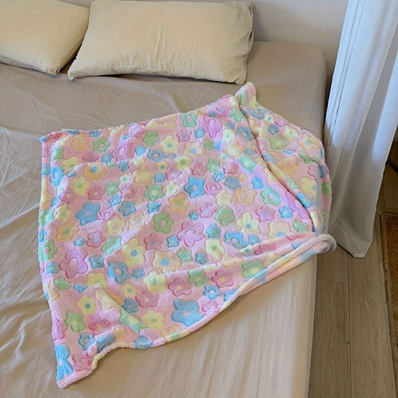 1ps Blanket Style Rose Red Plum