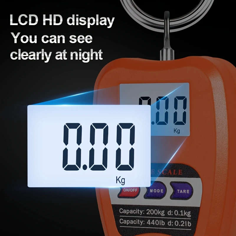 Digital Crane Scale Mini Portable Digital Scale 300 kg