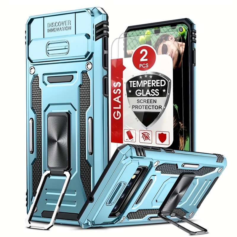 1pc Light Blue For Samsung Galaxy S10 Phone Cases