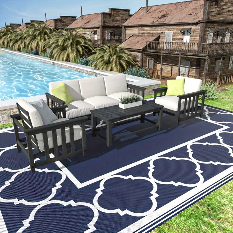 1Pc Blue 182.88x274.32cm Floor Mat