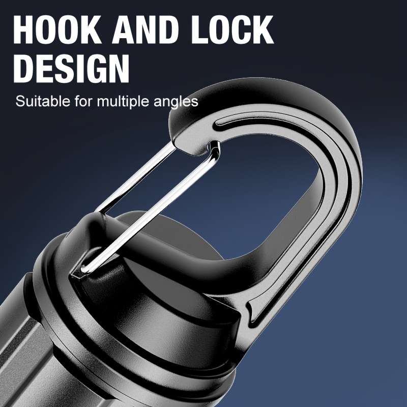 1PC Flashlight With Hook Flashlight