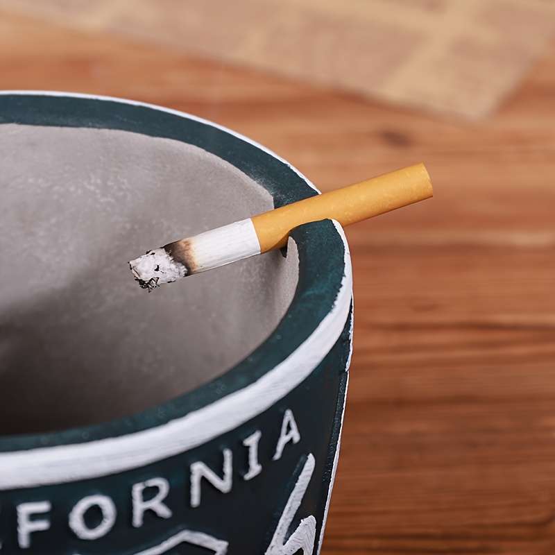 Vintage California Route 66 Resin Ashtray Multipurpose Creative Home Decor No Electricity Ne