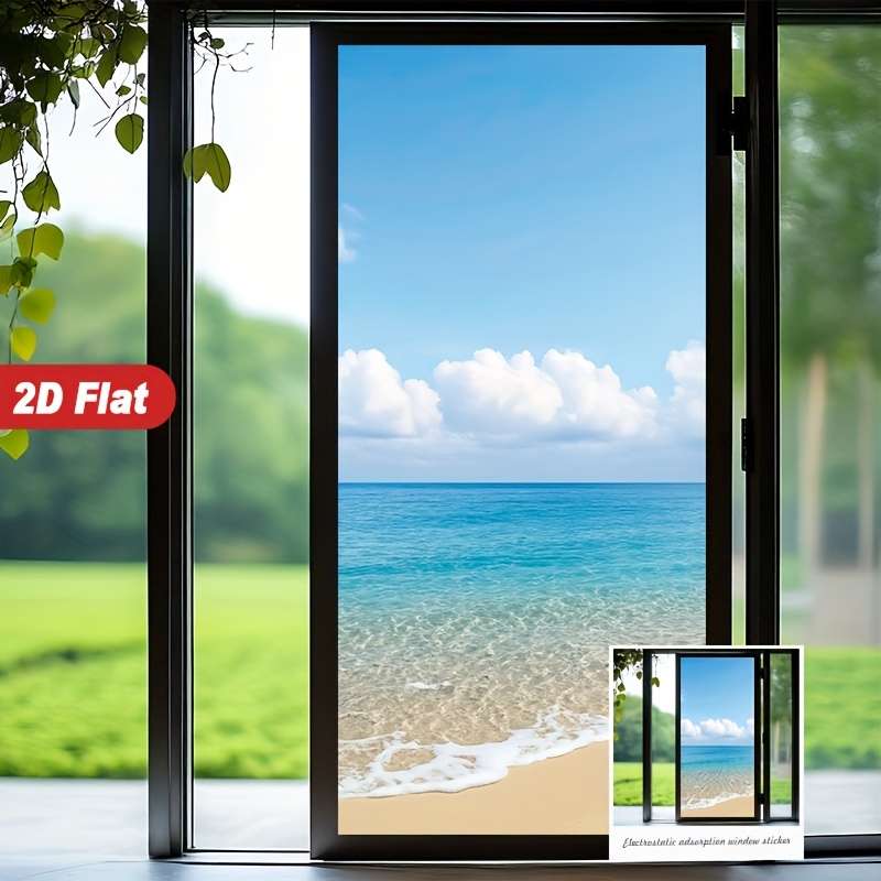 1pc 45x100cm Door Window Sticker