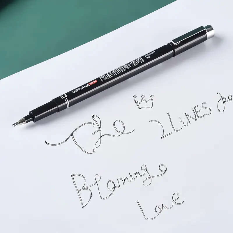 Double-Line Gel Pen 0.1Mm