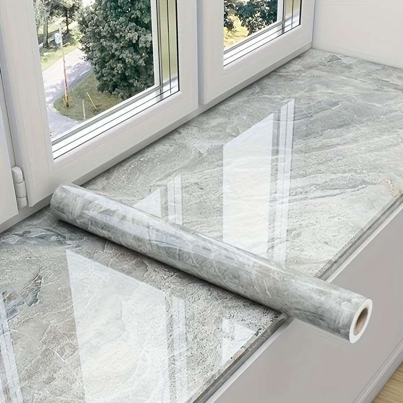 1PC Wall StickersSpran Gray10 Meterss LongX60 Cm Wide