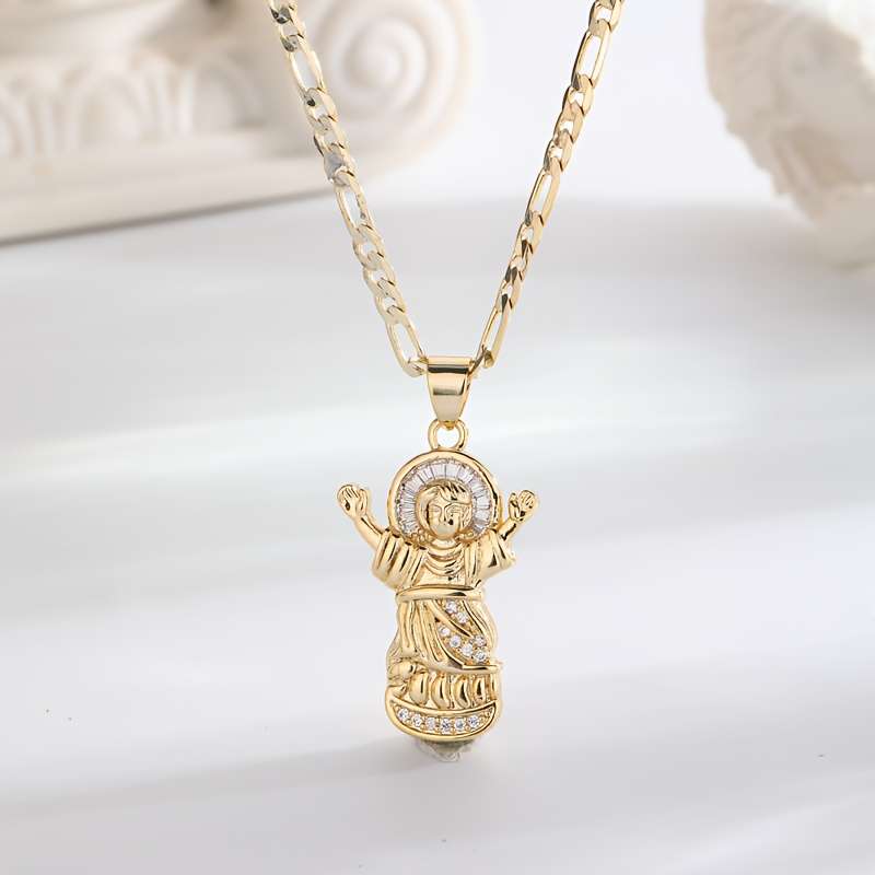 1 Piece Pendant Necklace Jesus Theme Pendant