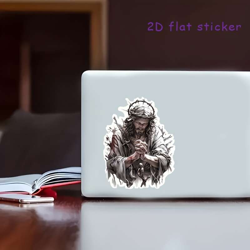 1pc Jesus Christian Themed Stickers