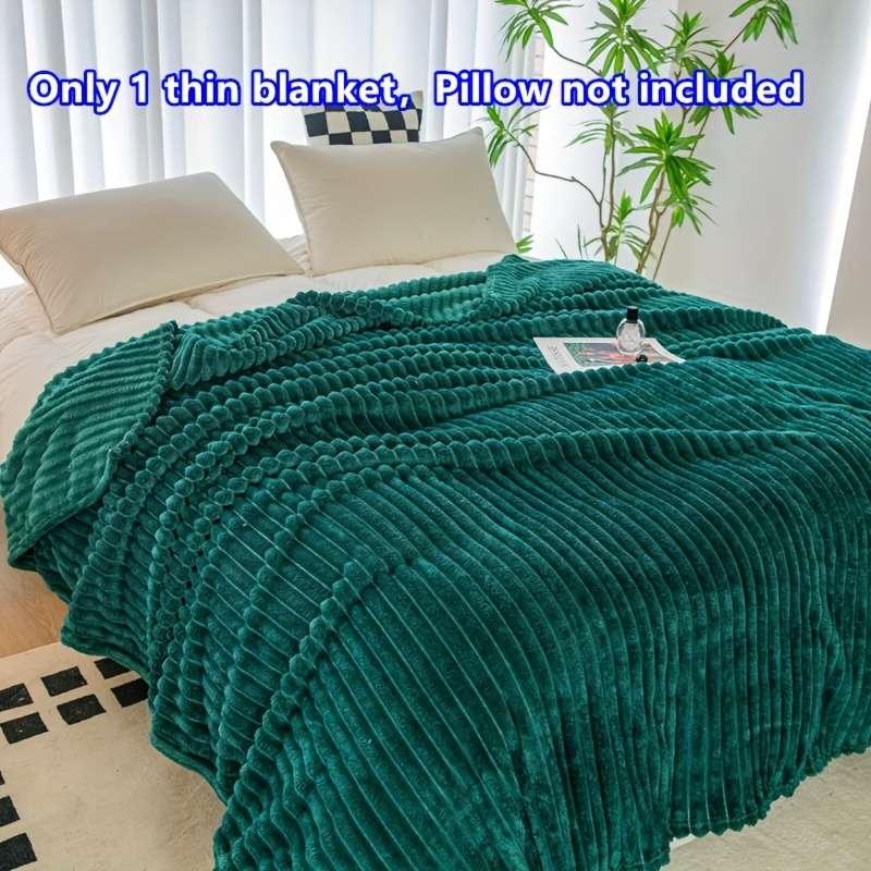 1ps Blanket Color Green size 200X230cm