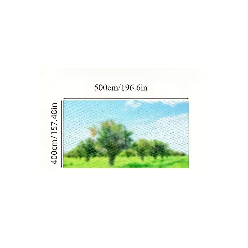 1pc 4x5m Sunblock Mesh Sunshade Sail PE Material UV Resistant Greenhouse Shade Cloth Net Tarp