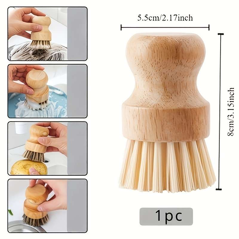 1pc Multifunctional Kitchen Cleaning Brush Pot Cleaning Brush Dishwashing Brush Durable Kitchen