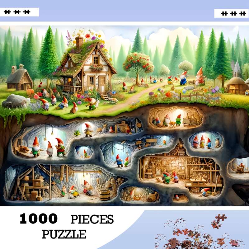 1000 Piece Paper Jigsaw Puzzle For Adults