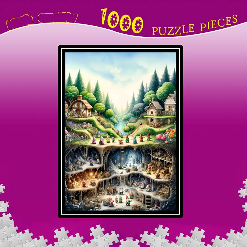 1000 Piece Paper Jigsaw Puzzle For Adults