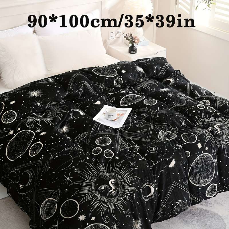 1ps Blanket Color Purple size 59.06inx78.74in 150cmx200cm