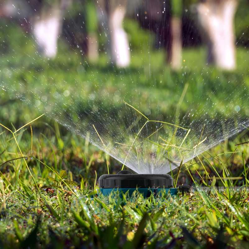 1Pc Round Sprinkler8 Function Automatic Garden Lawn Sprinkler