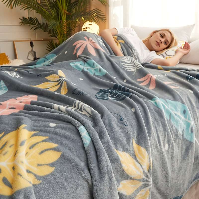 1ps Blanket Color Flower Valley size 200.0x230.0cm