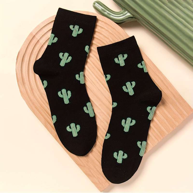 1 Pair Black One Size Socks