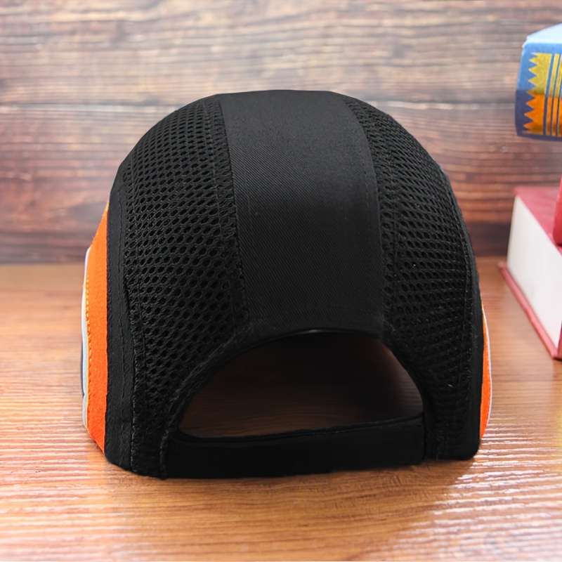 1pc Unisex Trendy Versatile Sun Hat With Breathable Mesh Lightweight Adjustable Peaked Hat Pe