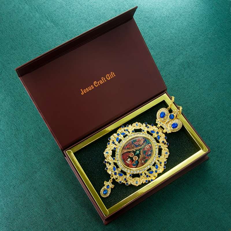 1 Piece Red Jesus Theme Pendant