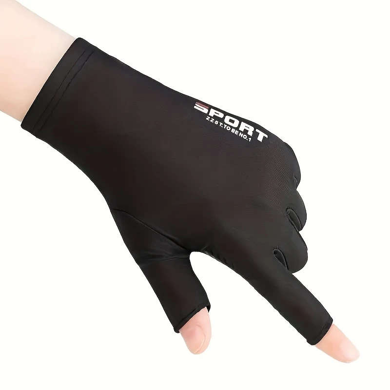 1 Pair Half-Finger Cycling Gloves Breathable Comfortable for Outdoor Sports Fitness Driving Fishing