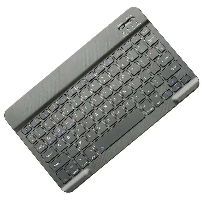 1pc Ergonomic Wireless Keyboard for Tablets and Smartphones Wireless Connectivity USB Type-C Chargin