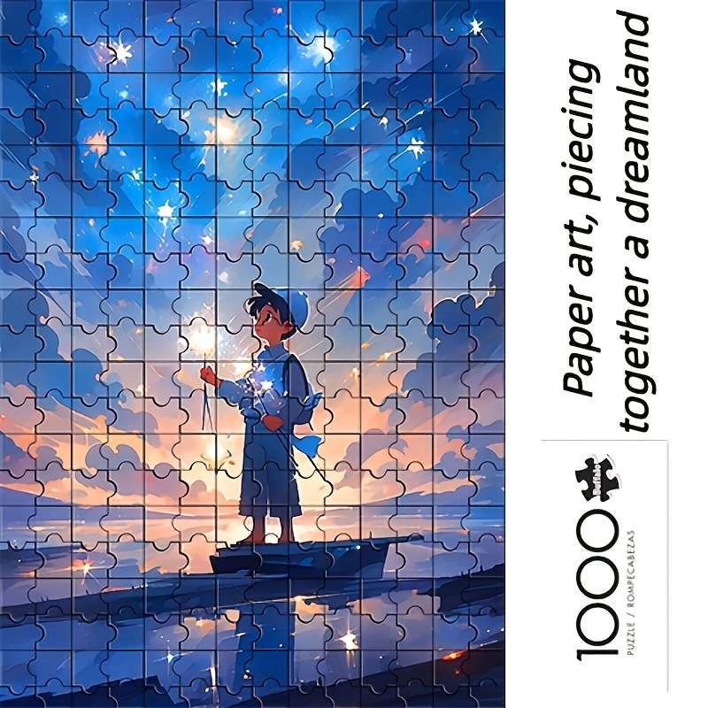 1000 Pokmon Waterfront Puzzle Durable Adult Seamless Puzzle Rectangle Portable B