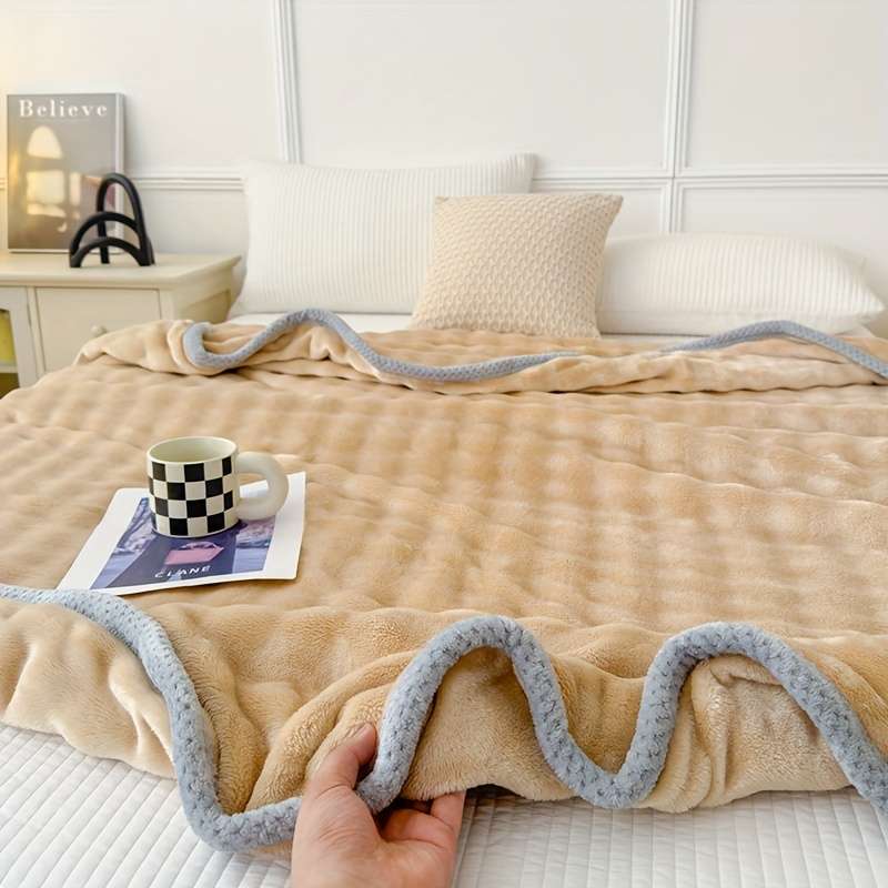 1ps Blanket Color Camel size 180x200cm