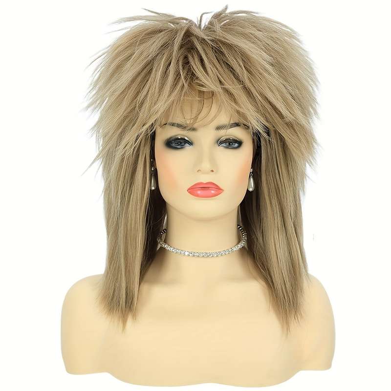 1Pc Blonde 35.56cm Fashion Design Wig