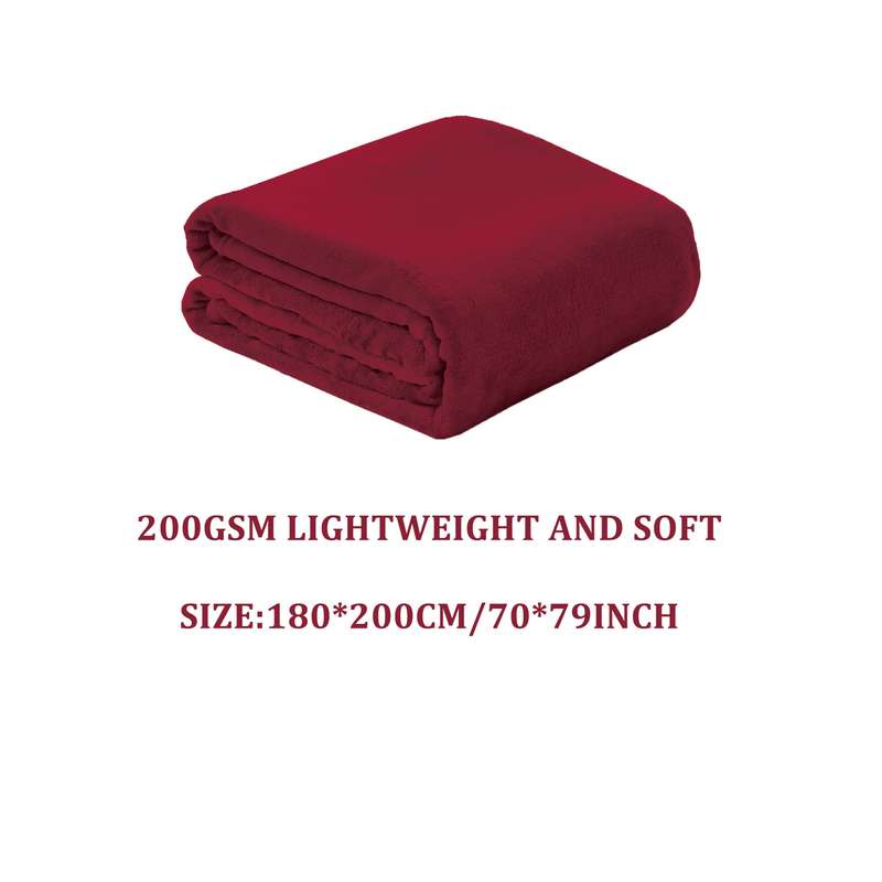 1ps Blanket Color Royal Blue size 150x200cm