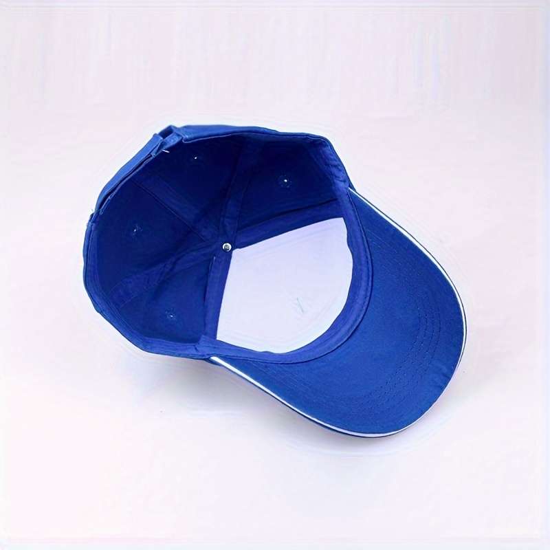 1pc Blue Pine Tree Baseball Cap For Men And Women Popular Summer Sun Protection Baseball Cap