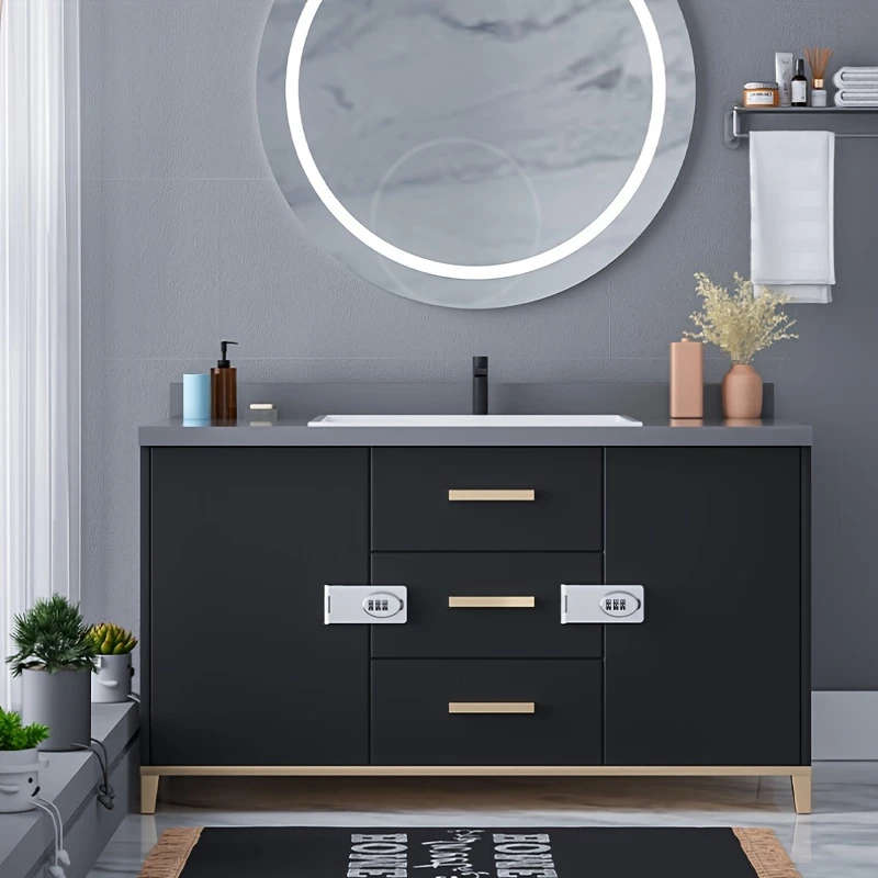 1pc Cabinet Doors Combination Locks Shoe Cabinets Drawer Cabinets File Cabinets Iron Cabinets