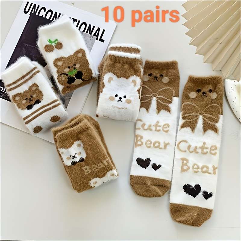 Sock 10 Pack Mixed Colors  One Size