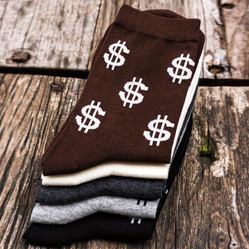 5 Pairs Mixed Color One Size High Elastic Socks