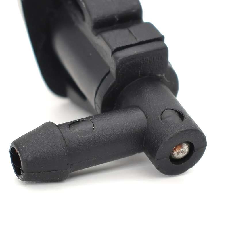 2Pcs Black Wiper Nozzle Three Hole Car Windshield Nozzle